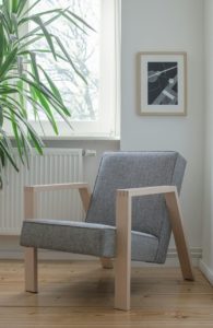 Pontier No. 01 with Kvadrat 65 - 166 upholstery